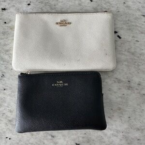 2 Coach Wallets Zipper Clasp Broken